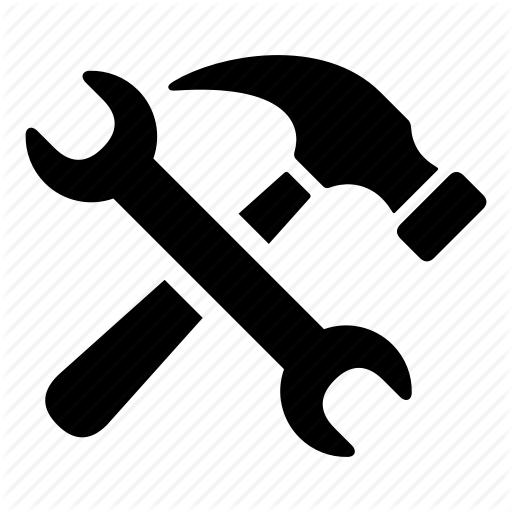 512x512 Hammer, Repair, Service, Spanner, Tool, Wrench Icon