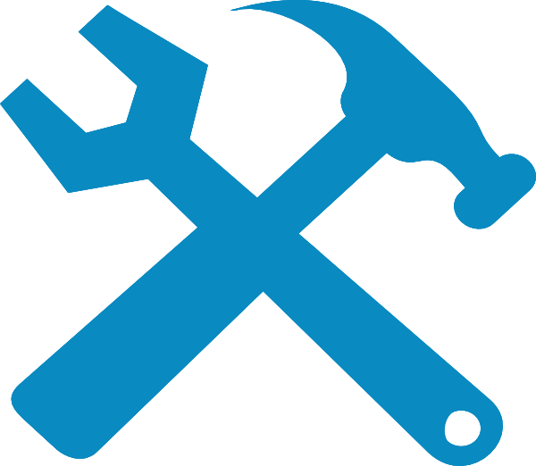 600x522 Hammer And Wrench Silhouette Clip Art