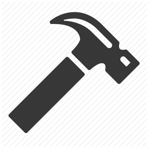 512x512 Hammer, Raw, Simple, Tool, Tools Icon