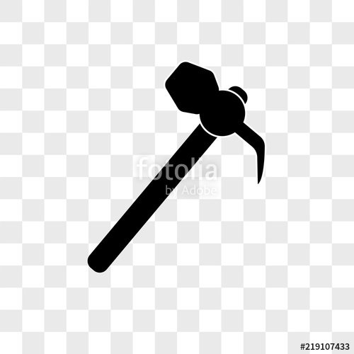 500x500 Hammer Vector Icon On Transparent Background, Hammer Icon Stock