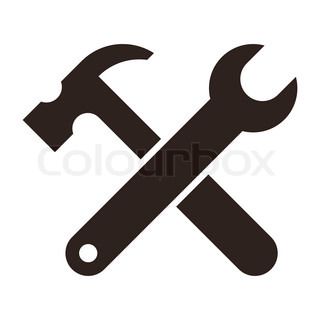 320x320 Wrench, Screwdriver And Hammer Tools Icon Isolated On White