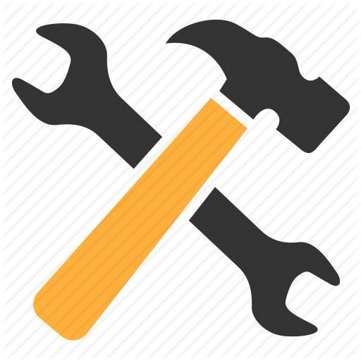 512x512 Construction, Hammer, Options, Settings Icon