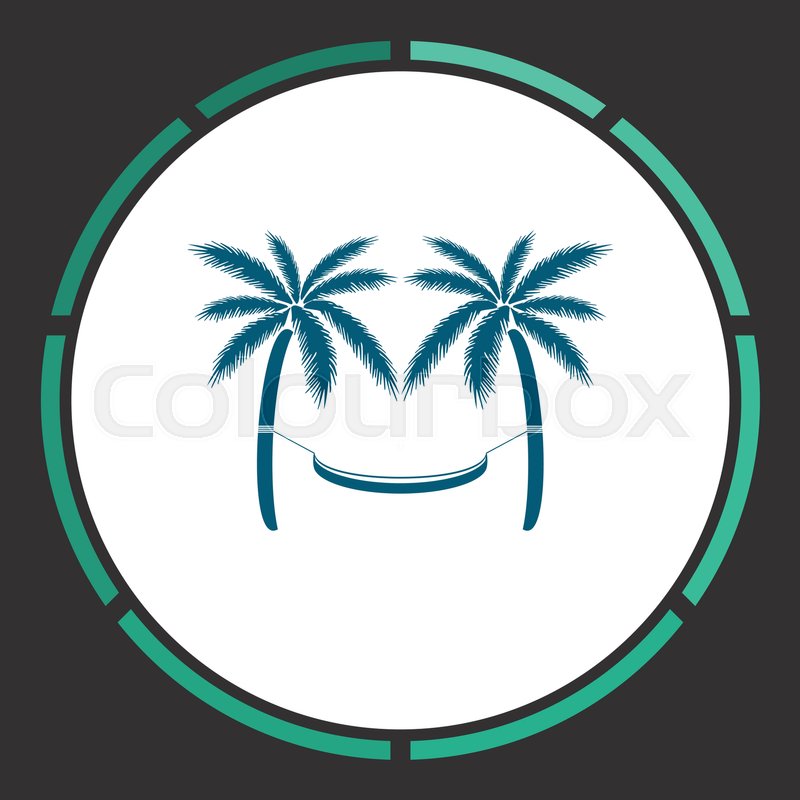 800x800 Hammock Icon Vector Flat Simple Blue Stock Vector Colourbox