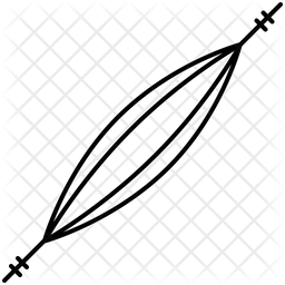 256x256 Hammock Icon Of Line Style