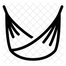 256x256 Mexican Hammock Icon Of Line Style
