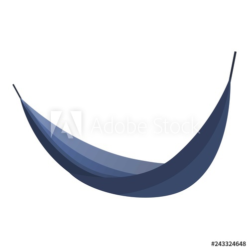 500x500 Blue Hammock Icon Cartoon Of Blue Hammock Vector Icon For Web