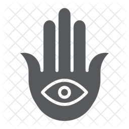 Hamsa Icon Of Glyph Style 256x256 Hamsa Icon Of Glyph Style