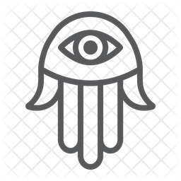 Hamsa Icon Of Line Style 256x256 Hamsa Icon Of Line Style
