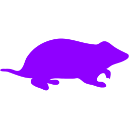 256x256 Violet Hamster Icon