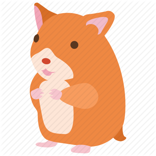 512x512 Cute, Golden, Hamster, Mouse, Pet, Rodent Icon