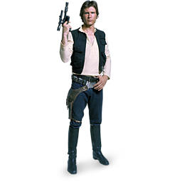 256x256 Han Solo Icon Download Star Wars Characters Icons Iconspedia