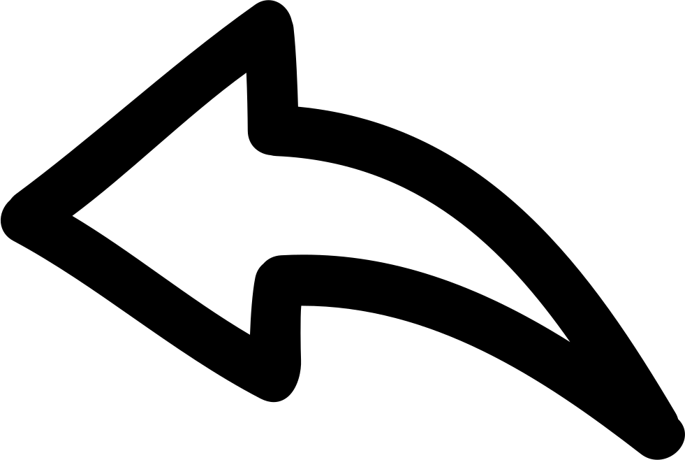 981x658 Back Hand Drawn Arrow Outline Png Icon Free Download
