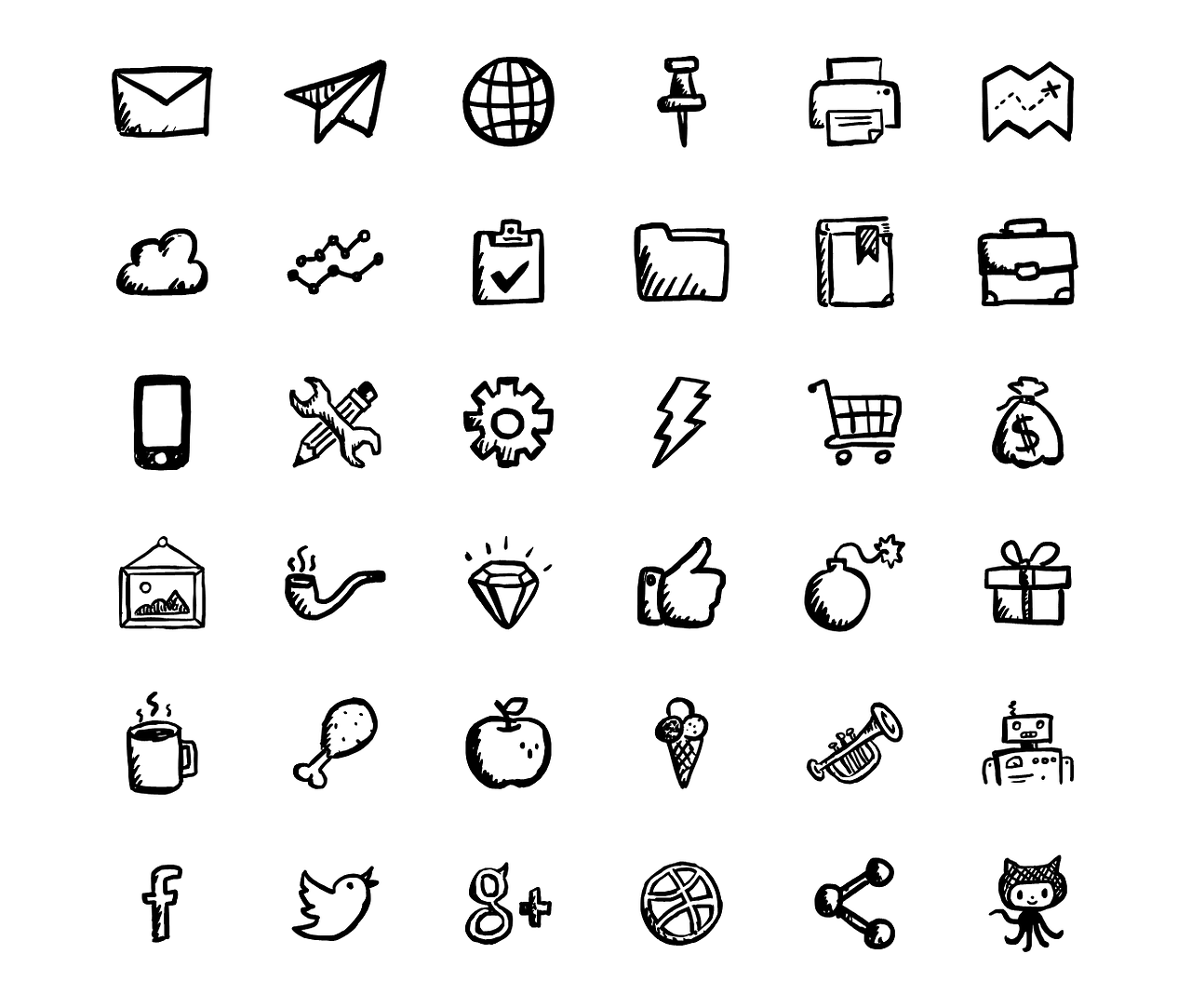 1280x1083 Jolly Icons