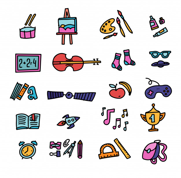 626x617 Hand Drawn Education Icons Vector School Icons Back To School
