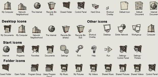 620x303 Free Hand Drawn Icon Sets