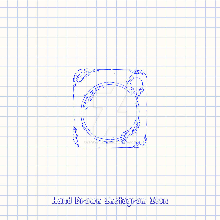 894x894 Hand Drawn Instagram Icon