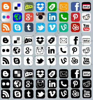 324x347 Free Hand Drawn Social Media Icons Now In The Store! Chris Perez