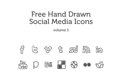 400x267 Hand Drawn Social Media Icons You Can Find The Full