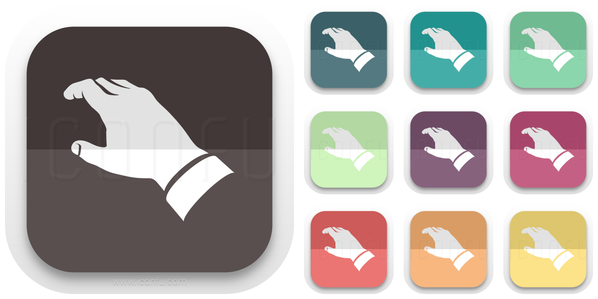 1200x600 Hand Grab Icon