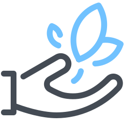 256x256 Hand Grab O Vector Image