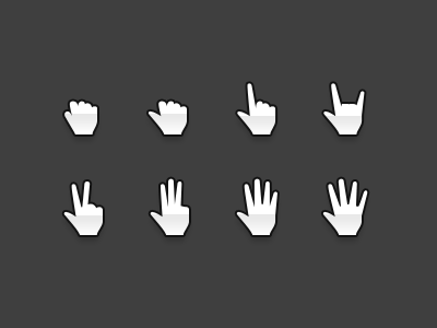 400x300 Hands Cursors