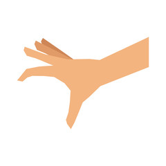 240x240 Hand Picking Or Grabbing Icon Image Vector Illustration Design