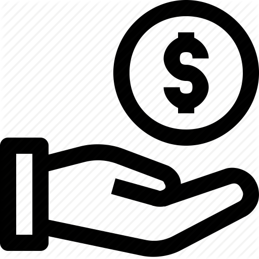 512x512 Coin, Con, Hand, Hand Icon, Money Icon