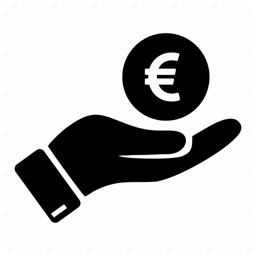 512x512 Euro, Hand, Money Icon
