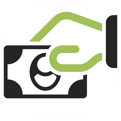 512x512 Hand Money Icon Iconexperience