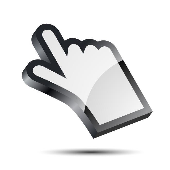 Hand Pointer Icon at Vectorified.com | Collection of Hand Pointer Icon ...