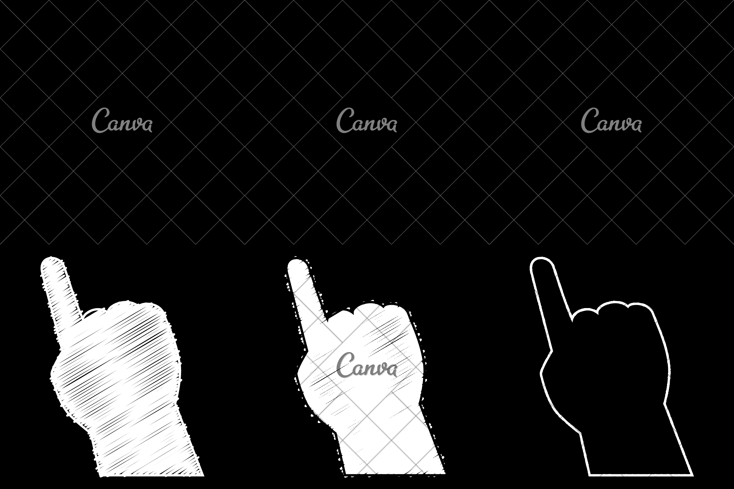 2400x1600 Hand Pointer Icon