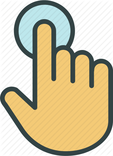 372x512 Clic, Cursor, Hand, Pointer Icon