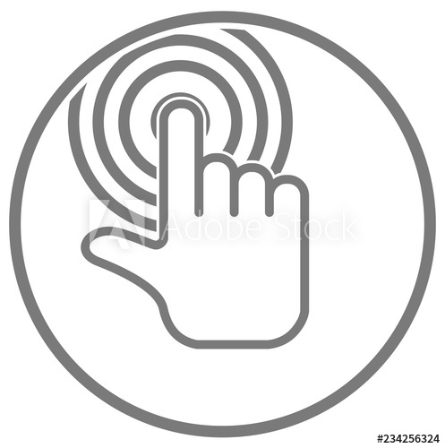 497x500 Hand Pointer Icon