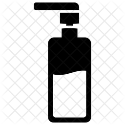 256x256 Hand Sanitizer Icon Of Glyph Style