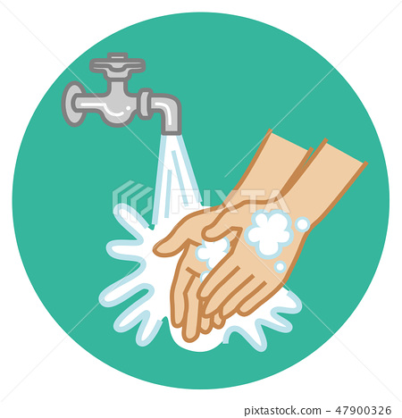 450x468 Hand Wash Concept Icon Circular Icon