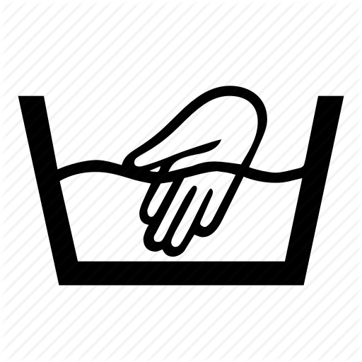 512x512 Care Instructions, Care Treatments, Hand Wash, Laundering, Laundry