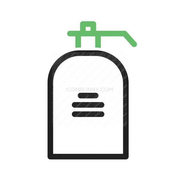 600x600 Handwash Line Green Black Icon