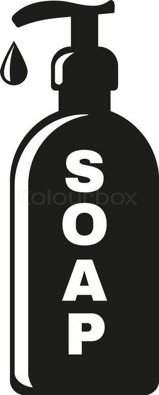 323x800 The Liquid Soap Icon Hand Wash Stock Vector Colourbox