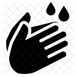 256x256 Wash Your Hands Icon Of Glyph Style