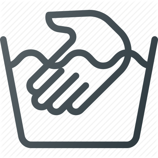 512x512 Cleaning, Handwash, Laundry, Only, Sign, Textile, Wash Icon