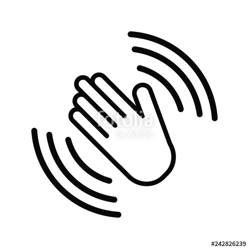 Hand Wave Icon at Vectorified.com | Collection of Hand Wave Icon free ...