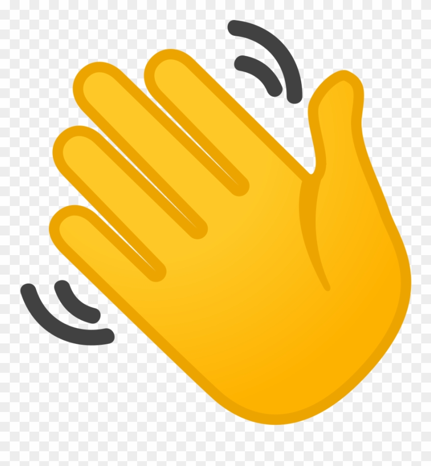 Hand wave icon at vectorified collection of hand wave icon free