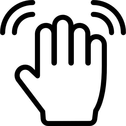 512x512 Wave Hand Icons Free Download