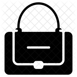256x256 Handbag Icon Of Glyph Style