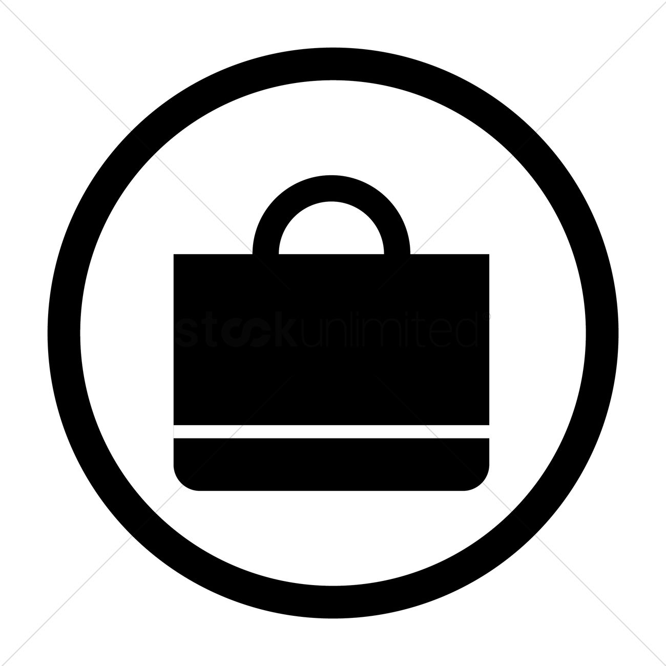 1300x1300 Handbag Icon Vector Image
