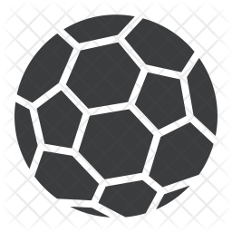 256x256 Handball Icon Of Glyph Style