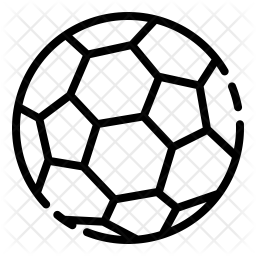 256x256 Handball Icon Of Line Style