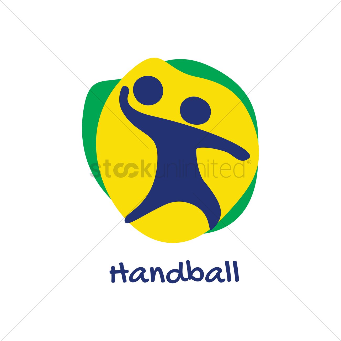 1300x1300 Handball Icon Vector Image