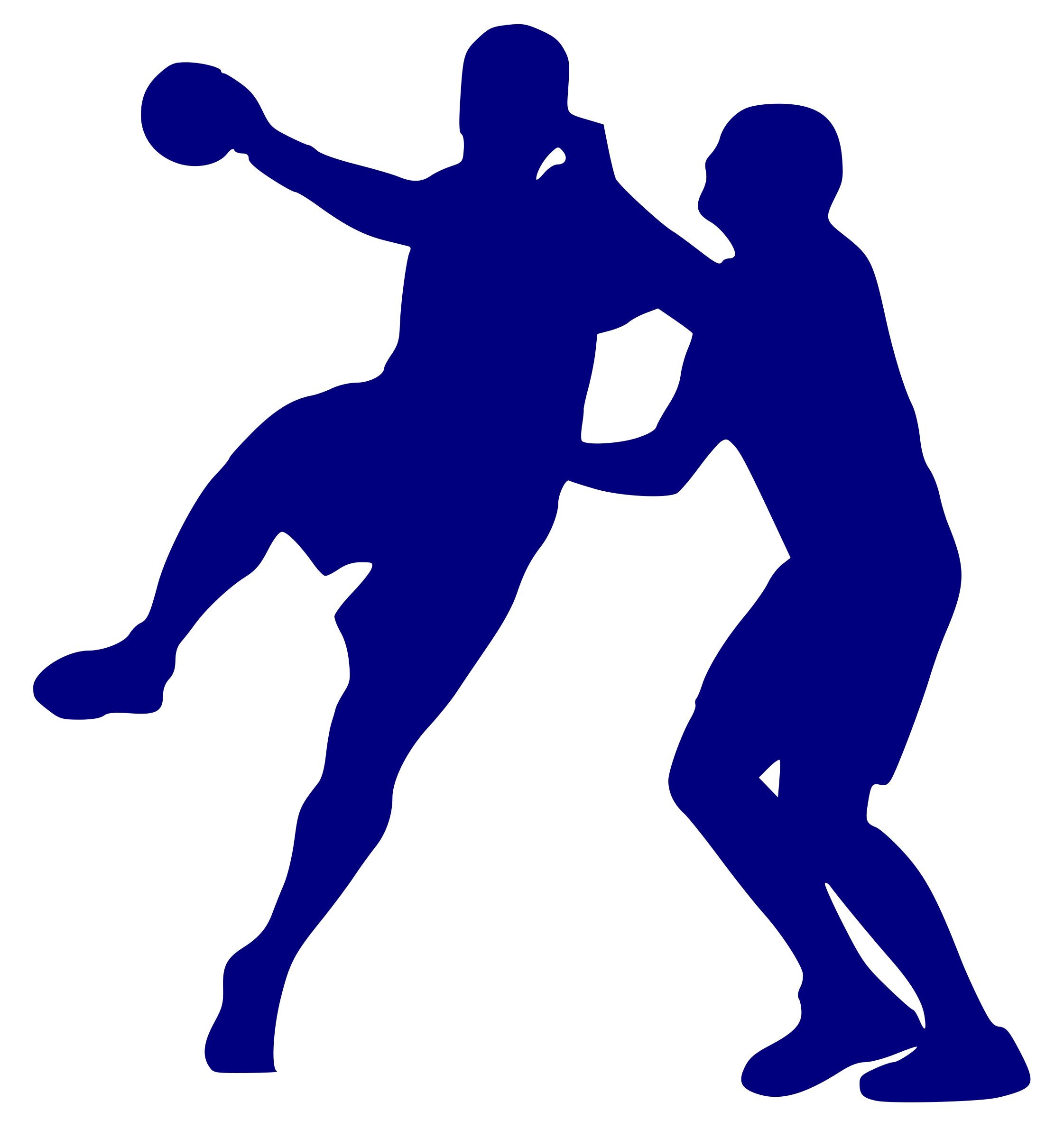 2243x2400 Silhouette Handball Icons Png