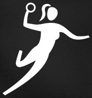 190x202 Frauen Handball Icon Women's T Shirt Spreadshirt